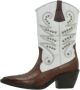 A.s.98 Western Style Cowboy Boots Brown Dames - Thumbnail 2