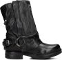 A.s.98 B80220 Enkellaarsjes Enkelboots met rits Dames Zwart - Thumbnail 3