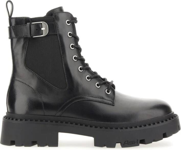 Ash Amfibische Leren Schoenen Black Dames