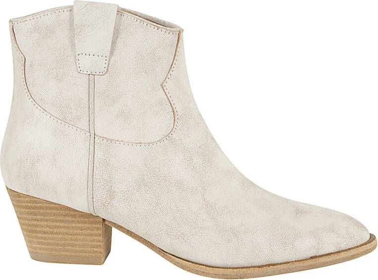 Ash Ankle Boots Beige Dames