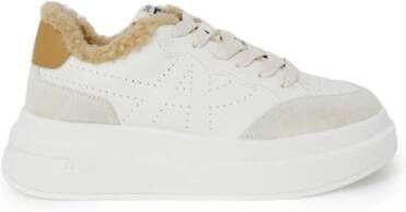 Ash Beige Leren Sneakers Dames Herfstcollectie Beige Dames