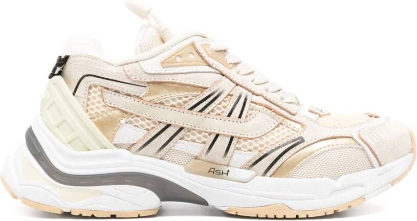 Ash Beige Sneakers met Grafische Prints Beige Dames