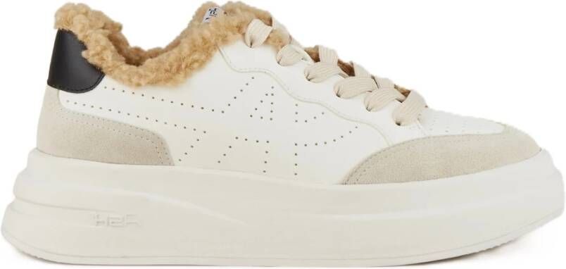 Ash Bont Impuls Sneakers met Teddy Voering White Dames