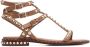 Ash Bruin Leren Stud Sandalen Brown Dames - Thumbnail 1