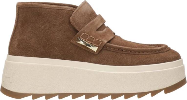 Ash Bruine Suède Sneakers met studs Brown Dames