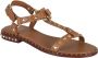 Ash Cinnamon Ariel Gold Sandalen Brown Dames - Thumbnail 1