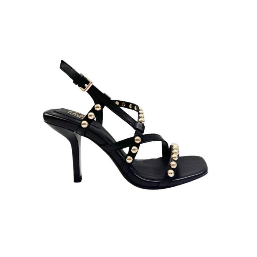 Ash Verhoog je stijl met hoge hak sandalen Black Dames