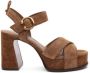 Ash Flat Sandals Brown Dames - Thumbnail 1