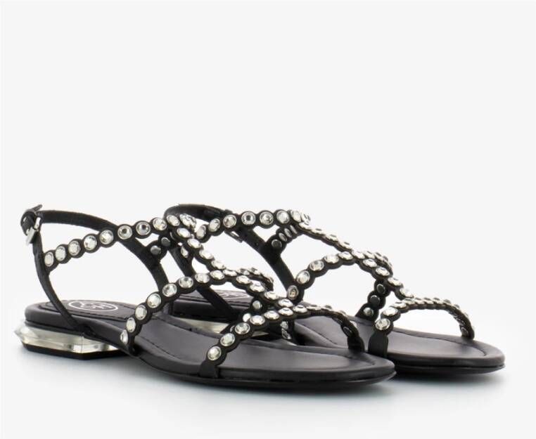 Ash Flat Sandals Zwart Dames