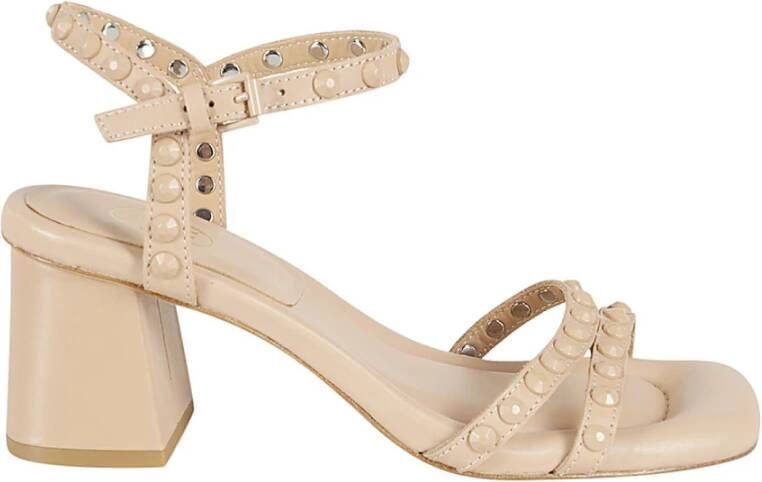 Ash High Heel Sandals Beige Dames