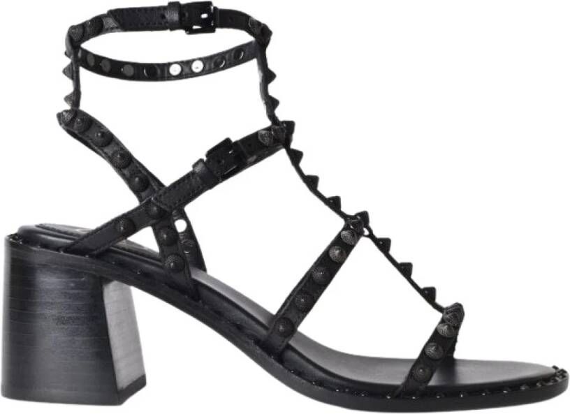 Ash Verhoog je stijl met hoge hak sandalen Black Dames