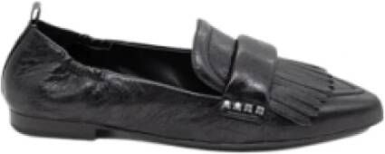 Ash Klassieke Loafer Schoen met Franjes Black Dames