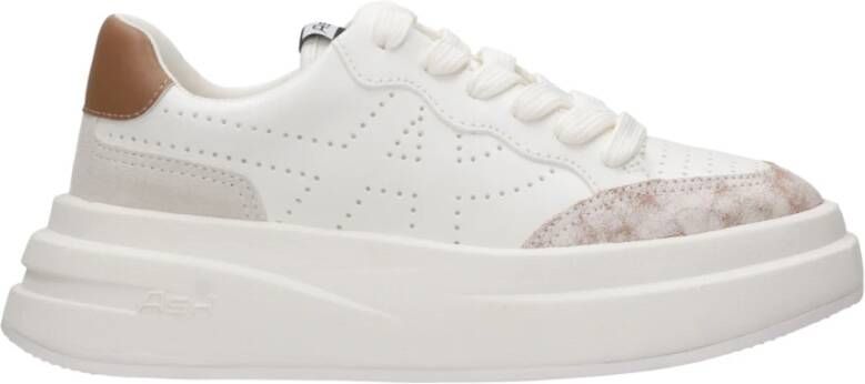 Ash Leren Suède Sneakers met Logo White Dames