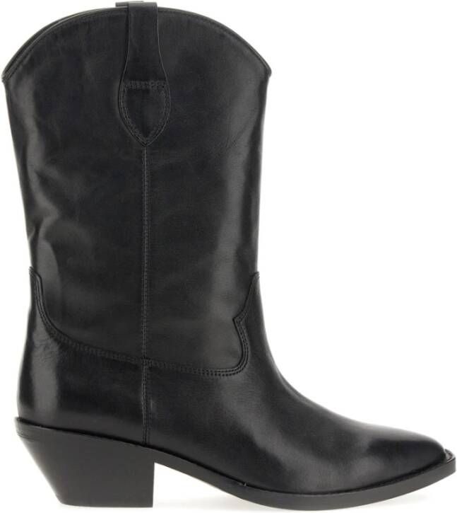 Ash Leren Texanese Boot uit Argentinië Black Dames