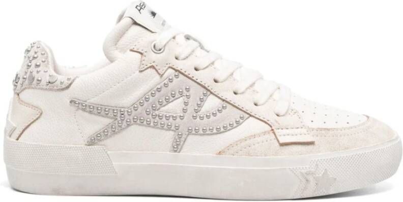 Ash Moonlight Stud Ivory Sneakers White Dames