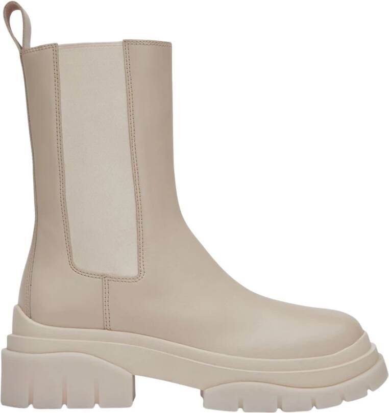 Ash Mustang Storm Veterlaarzen van leer Beige Dames