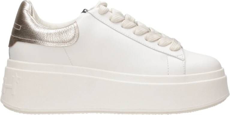 Ash Platform Sneakers met Grijze Details White Dames