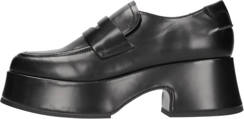 Ash Platte schoenen Zwart Black Dames