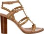 Ash Kenya Skin Gouden Hoge Hak Sandalen Beige Dames - Thumbnail 3