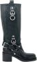 Ash Scorpio Biker Boot met Zilveren Ringen Black Dames - Thumbnail 1