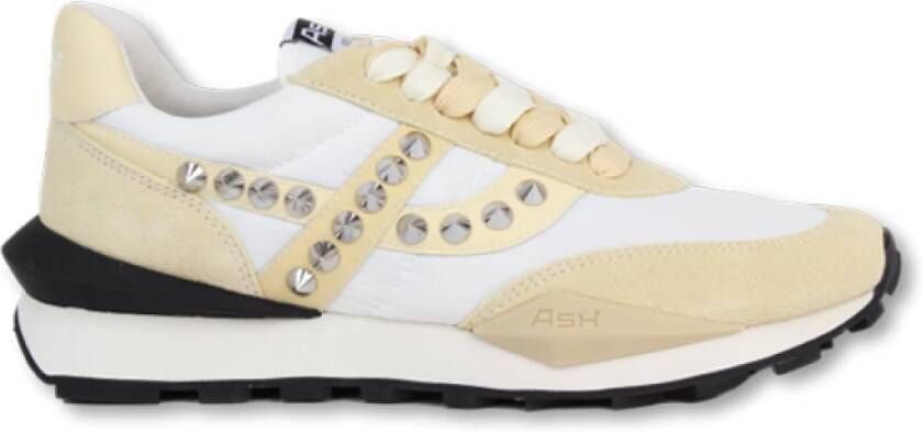 Ash Spider Stud Sneaker Beige Dames