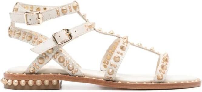 Ash Studded Beige Sandalen Beige Dames