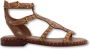 Ash Studded Flat Sandals Brown Dames - Thumbnail 1