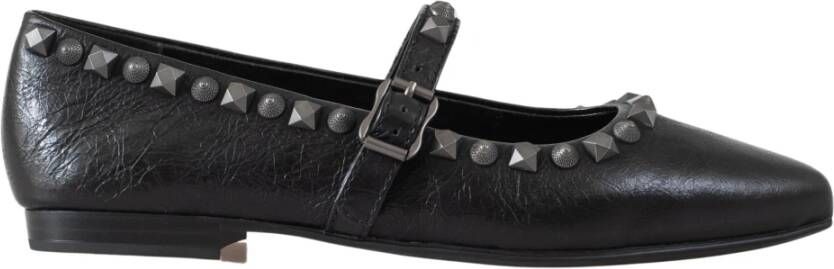 Ash Studded Leren Mary Janes Black Dames