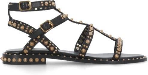 Ash Studded Leren Sandalen Black Dames