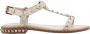 Ash Studded Witte Platte Sandalen White Dames - Thumbnail 1