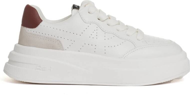 Ash Witte en Leren Modieuze Sneakers White Dames