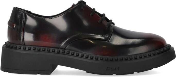 Ash Loafers MERCURY SCHWARZ BORDEAUX SCHNÜRSCHUH in zwart