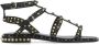 Ash Zwarte Leren Sandalen met Studs Black Dames - Thumbnail 1