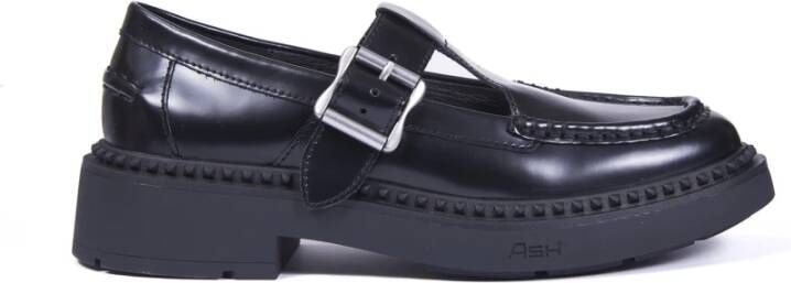 Ash Zwarte Mary Jane Leren Schoenen Black Dames