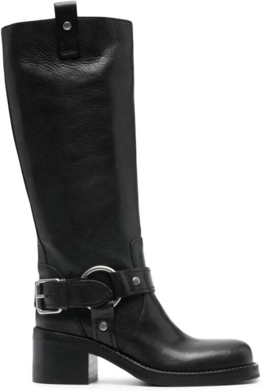 Ash Zwarte platte schoenen Black Dames