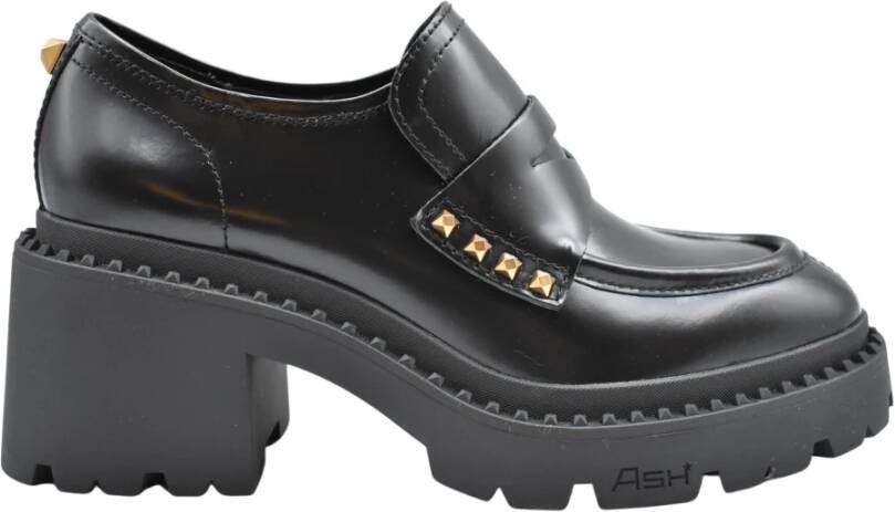 Ash Zwarte Veterschoenen Dames Aw23 Black Dames