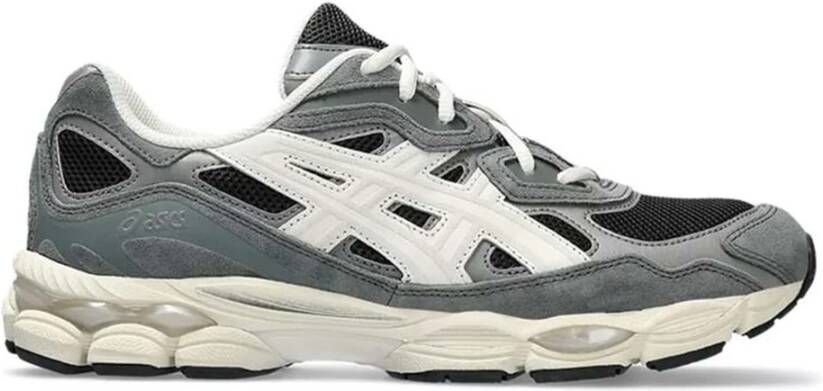 Asics GEL-NYC grey smoke grey Grijs Mesh Lage sneakers Unisex