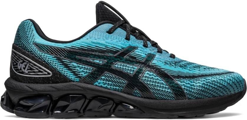 ASICS Heren Stoffen Sneakers Stijlvol en Comfortabel Blauw Heren