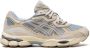 ASICS Grijze Dolfijn Sneakers Mesh Synthetisch Leer Gray Heren - Thumbnail 5