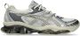 ASICS Grijze Mesh Sneakers met Tijgerstrepen Gray Heren - Thumbnail 1