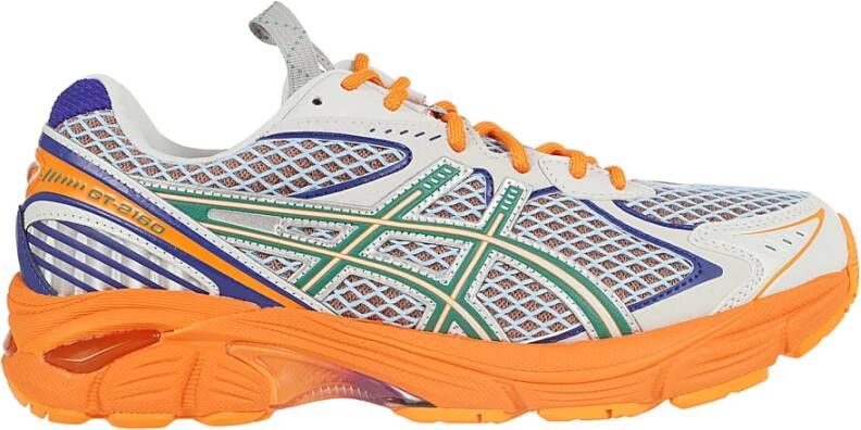 ASICS Lava Orange Jasper Green Hardloopschoenen Multicolor Heren