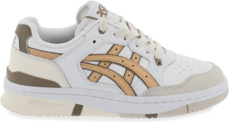 ASICS Leren Sneakers met Iconische Zijstrepen White Dames