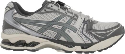 ASICS Lichtgrijze Mesh Low-Top Sneakers Gray Heren