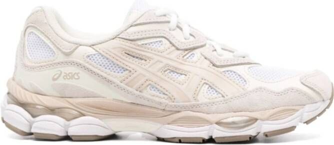 ASICS Mesh Patch Sneakers Beige Wit Beige Heren