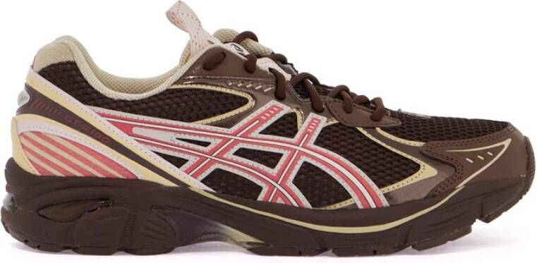 ASICS Mesh Sneakers met Multicolor Design Brown Heren