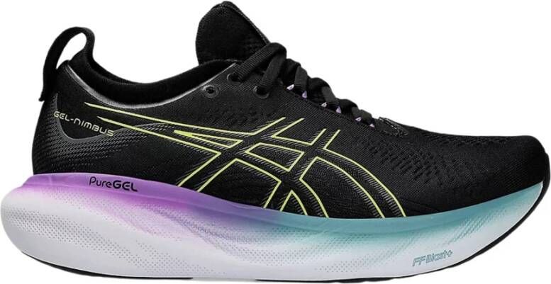 ASICS Moderne Dames Sneakers GEL Nimbus 25 Zwart Dames