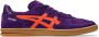 ASICS Paarse platte schoenen met leren bovenwerk Purple Heren - Thumbnail 1