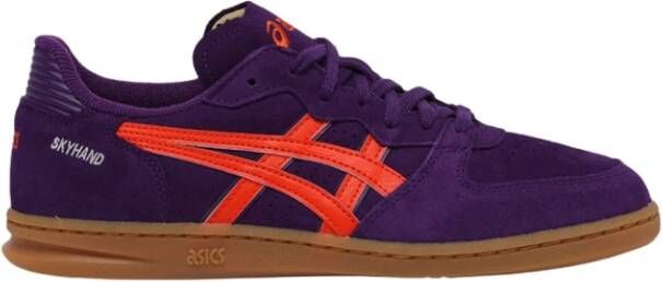 ASICS Sneakers van suède met geperforeerde neus Purple Heren