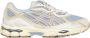 ASICS Grijze Dolfijn Sneakers Mesh Synthetisch Leer Gray Heren - Thumbnail 1