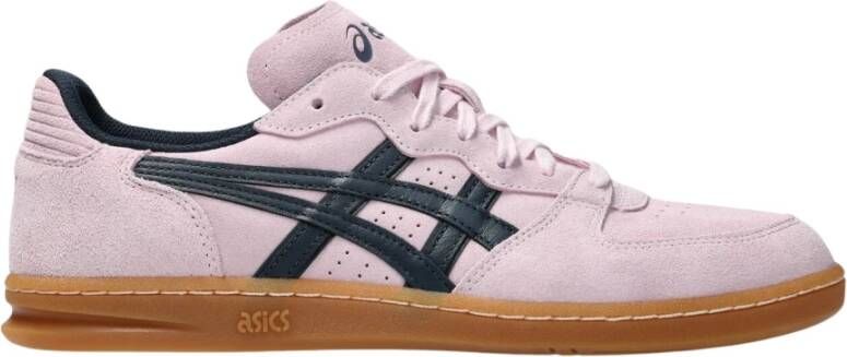 ASICS Suède Sneakers met Logo Borduursel Pink Dames